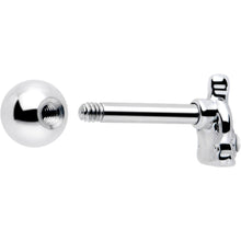 Load image into Gallery viewer, 16G 1/4 Clear Gem Champagne Dreams Cartilage Tragus Earring
