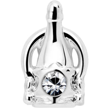 Load image into Gallery viewer, 16G 1/4 Clear Gem Champagne Dreams Cartilage Tragus Earring
