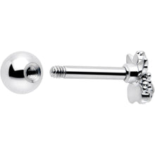 Load image into Gallery viewer, 16G 1/4 Clear CZ Gem Fabulous Angel Cartilage Tragus Earring
