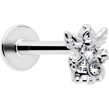 Load image into Gallery viewer, 16G 5/16 Clear CZ Gem Fabulous Angel Labret Monroe Tragus
