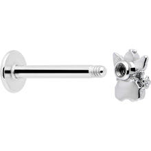 Load image into Gallery viewer, 16G 5/16 Clear CZ Gem Fabulous Angel Labret Monroe Tragus
