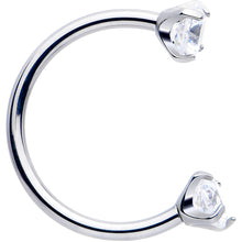 Load image into Gallery viewer, Double Gem Horseshoe Nose Ring Kit with Ball Grabber
