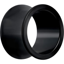Load image into Gallery viewer, Black Hand Polished Double Flare Tunnel Plug Set 6mm to 25mm
