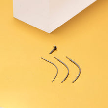 Load image into Gallery viewer, Stainless Steel Curved Insertion Tool, Threadless Insertion Pin Taper
