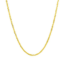 Load image into Gallery viewer, 14k Yellow Gold Sparkle Chain 1.5mm
