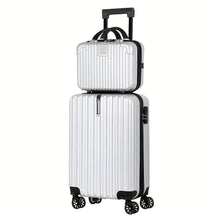 Load image into Gallery viewer, 2-Piece Spinner Luggage Set – 20” Carry-On &amp; 14” Crossbody Handbag

