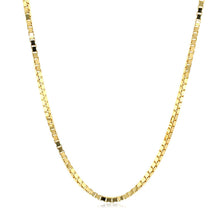 Load image into Gallery viewer, 14k Yellow Gold Semi Solid Box Chain 1.6mm
