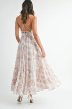 Load image into Gallery viewer, Floral Print Tiered Cami Maxi Summer Dress – Floral Maxi Dress, Tiered Maxi Dress, Cami Maxi Dress, Breezy Summer Dress, Bohemian Maxi Dress
