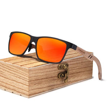 Load image into Gallery viewer, Luxury  Bamboo Wood Design Polarized Elegant High Quality Men Sunglasses Mirror Lens Handmade Fashion UV400 Eyewear Accessories
