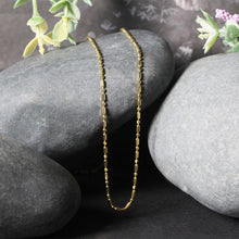 Load image into Gallery viewer, 14k Yellow Gold Diamond-Cut Alternating Bead Chain 1.5mm
