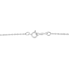 Load image into Gallery viewer, .925 Sterling Silver 6x6MM Cushion Shaped Natural Purple Amethyst and Diamond Accented Bale 18" Inch Pendant Necklace (I-J Color, I1-I2 Clarity)
