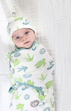 Load image into Gallery viewer, Baby Swaddle Blanket With Cap Swaddle Wrap Swaddling bag  Baby Sleeping Bag
