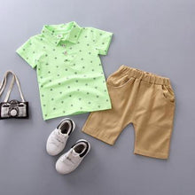 Load image into Gallery viewer, Modern Luxury Baby Boys T shirt And Shorts Anchor Printed Children's Clothing in Elegant  Deisgn

