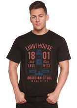 Load image into Gallery viewer, Light House Men's Bamboo Viscose/Organic Cotton Short Sleeve Graphic T-Shirt
