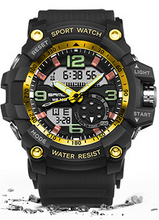 Load image into Gallery viewer, NEW Sport Analog-Digital Watch For Men and Woman  Waterresistant 50M Professional Waterproof Quartz Large Dial Military Wristwatches  With Night Mode
