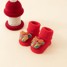 Load image into Gallery viewer, Baby Socks Christmas Newborn For Baby Boys/Girls Christmas Floor Socks Anti-Slip Baby Step Socks For Baby Kids
