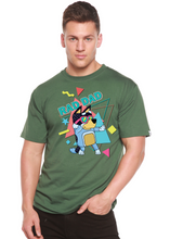 Load image into Gallery viewer, Rad Dad Bluey Men's Bamboo Short Sleeve Graphic T-Shirt
