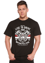 Load image into Gallery viewer, Live To Ride 1980 Men's Bamboo Viscose/Organic Cotton Short Sleeve Graphic T-Shirt
