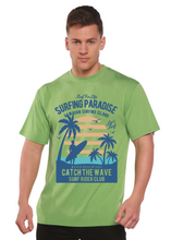 Load image into Gallery viewer, Surfing Paradis Spun Bamboo® Men's Bamboo Viscose/Organic Cotton Short Sleeve Graphic T-Shirt
