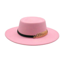 Load image into Gallery viewer, Autumn Winter Women Men  Vintage Fedora Women's Foldable Short Brim  Floppy Hat Gentleman Elegant Warm Hats Lady Party Luxury Caps Classic Summer Beach Sun Hat
