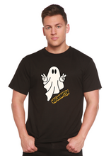 Load image into Gallery viewer, Halloween Ghost Unisex Bamboo Viscose/Organic Cotton Short Sleeve Graphic T-Shirt
