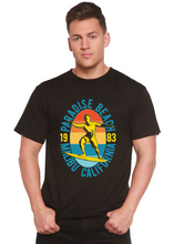 Load image into Gallery viewer, Paradise Beach 1983 Men's Bamboo Viscose/Organic Cotton Short Sleeve Graphic T-Shirt

