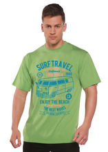 Load image into Gallery viewer, Surf Travel Spun Bamboo® Men's Bamboo Viscose/Organic Cotton Short Sleeve Graphic T-Shirt
