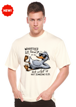 Load image into Gallery viewer, Whatever Life Throws at You Funny Unisex Bamboo/Cotton Graphic T-Shirt
