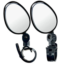 Load image into Gallery viewer, 1PC Bicycle Rearview Wide Angle Handlebar Mirrors Flexible Rotate Cycling Rear View Bike Mirror Adjustable 360 Degree Rotatable Rearview Bicycle Mirrors Shockproof Wide Angle Safety Mirror For Most Mountain Road Bike
