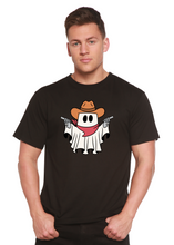 Load image into Gallery viewer, Cowboy Ghost Unisex Bamboo Viscose/Organic Cotton Short Sleeve Graphic T-Shirt
