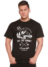 Load image into Gallery viewer, Try The Summit Spun Bamboo® Men's Bamboo Viscose/Organic Cotton Short Sleeve Graphic T-Shirt
