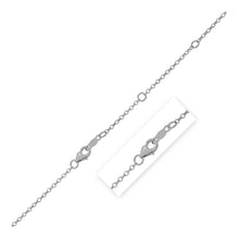 Load image into Gallery viewer, Double Extendable Cable Chain in 14k White Gold (1.40 mm)
