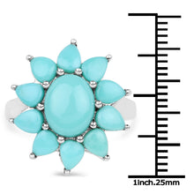 Load image into Gallery viewer, 5.20 Carat Genuine Turquoise .925 Sterling Silver Ring
