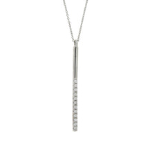Load image into Gallery viewer, Natural .12ct Diamond Fashion Pendants 14KT White Gold
