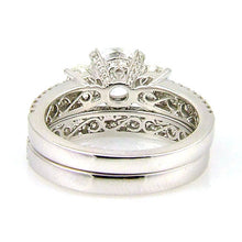 Load image into Gallery viewer, 1.05ct Engagement Ring Set 18KT White Gold
