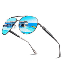 Load image into Gallery viewer, Business NEW 2021 High Quality Luxury Modern Fashion Sunglasses Design For  Fishing Driving Sunglasses  Sport Brand New Men Glasses With UV400 Polarized and Polarized Square Aviation Style Metal Frame
