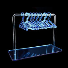 Load image into Gallery viewer, 8PCS Hanger Transparent Acrylic Jewelry Creative Display Rack Earring Jewelry Storage Pendants Storage Ornaments  Dangle Earring Hanging Organizer Mini Earring Necklace Hanger Jewelry Organizer
