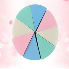 Load image into Gallery viewer, 8pcs Makeup Sponge Triangle Shaped Colorful Soft Face Cleaning Cosmetic Puff Cleansing Wash Face Makeup for Cosmetic Cream Face Powder
