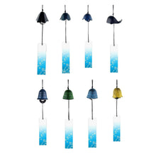 Load image into Gallery viewer, 8Pieces Traditional Japanese Furin Temple Wind Chime Nambu Cast Iron Iwachu Bells  Iron Bell Wind Chimes Patio Garden Yard Home Room Decoration Celebrations
