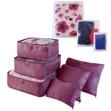 Load image into Gallery viewer, 9-Piece: Clothes Storage Bags Water-Resistant Travel Luggage Organizer
