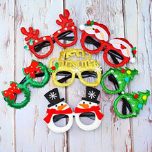 Load image into Gallery viewer, 9-Pieces: Christmas Glitter Party Glasses Frame
