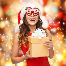 Load image into Gallery viewer, 9-Pieces: Christmas Glitter Party Glasses Frame
