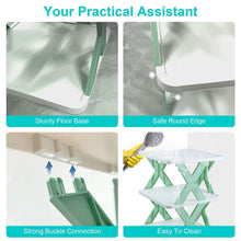 Load image into Gallery viewer, 9-Tier Narrow Entryway Shoe Rack Plastic Vertical Shoe Organizer
