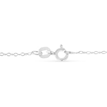 Load image into Gallery viewer, Sterling Silver Diamond Station Necklace (1/2 cttw, I-J Color, I1-I2 Clarity)
