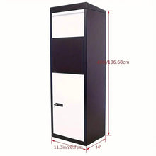 Load image into Gallery viewer, Galvanized Steel Parcel Mailbox w/Code Lock &amp; Mounting Hardware
