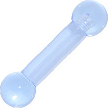 Load image into Gallery viewer, 4G Baby Blue UV Acrylic Straight Barbell
