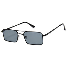 Load image into Gallery viewer, Luxury Famous Retro Modern Square Unisex Men and  Women‘s Sunglasses  With Alloy Metal Small Frame With Clear Double Bridge Men's Sunglasses
