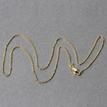 Load image into Gallery viewer, 14k Yellow Gold Diamond Cut Cable Link Chain 1.1mm
