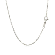 Load image into Gallery viewer, 14k White Gold Round Cable Link Chain 1.5mm
