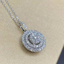 Load image into Gallery viewer, 925 Silver Zirconium Oxide Collarbone Necklace
